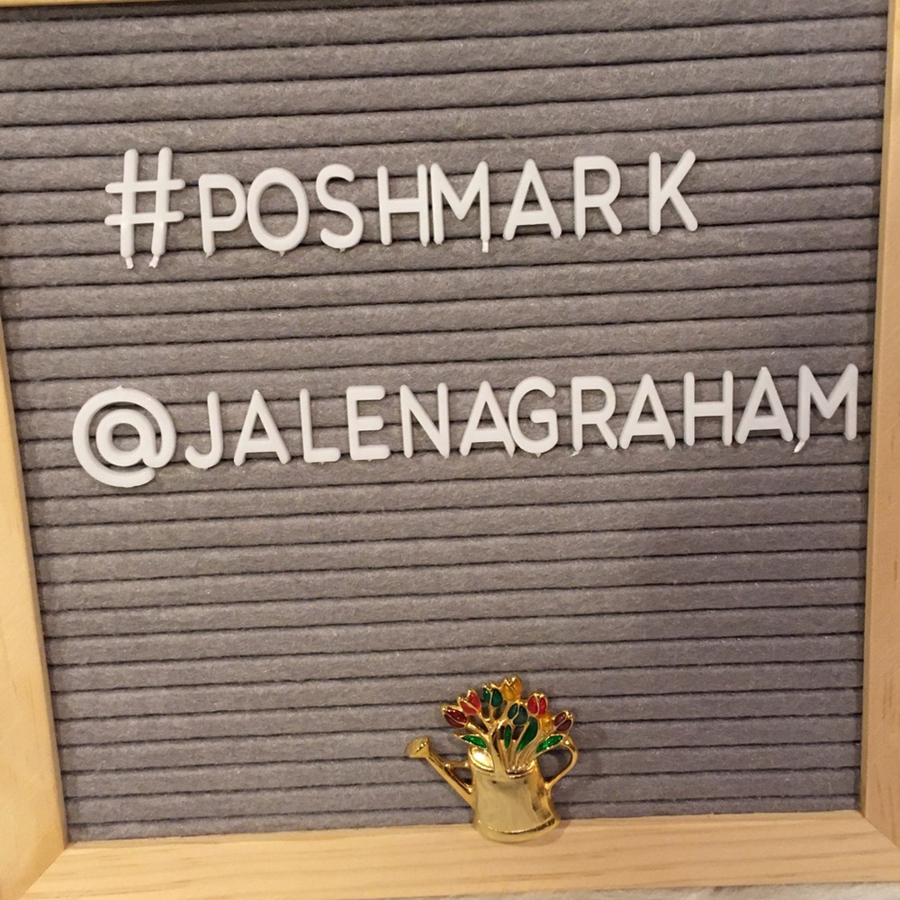 Cloisonne Brooch/Pin Tulips in Goldtone Water Can